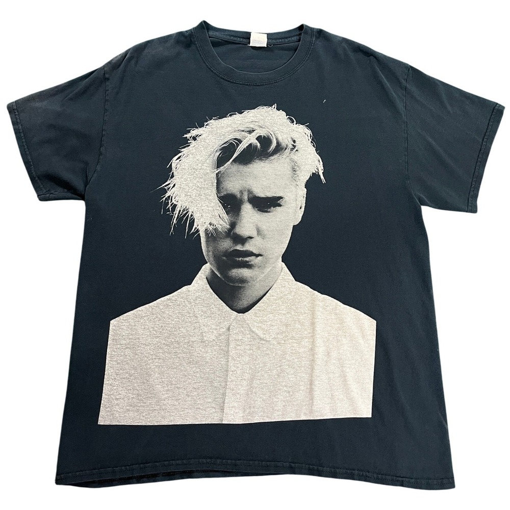 2016 Justin Bieber Purpose Tour Tee Black Unisex Large